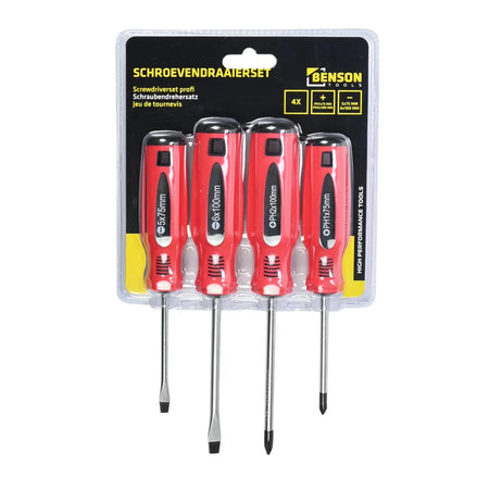 Benson Tools Schroevendraaier set 4 dlg