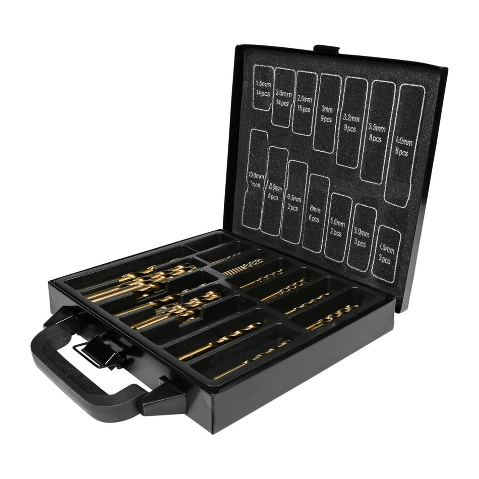 Benson Tools Boorset 101 dlg HSS cobalt coated/koffer