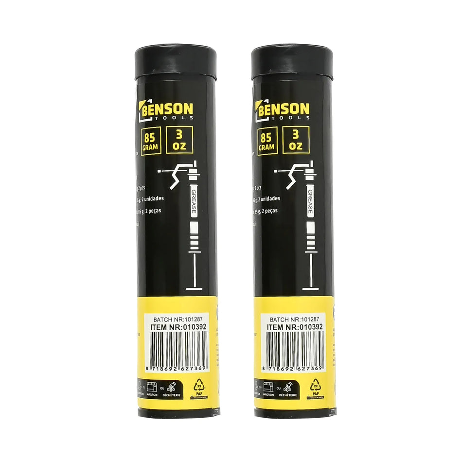 Benson Tools Vetpatronen voor vetspuit 85 gram 2 dlg