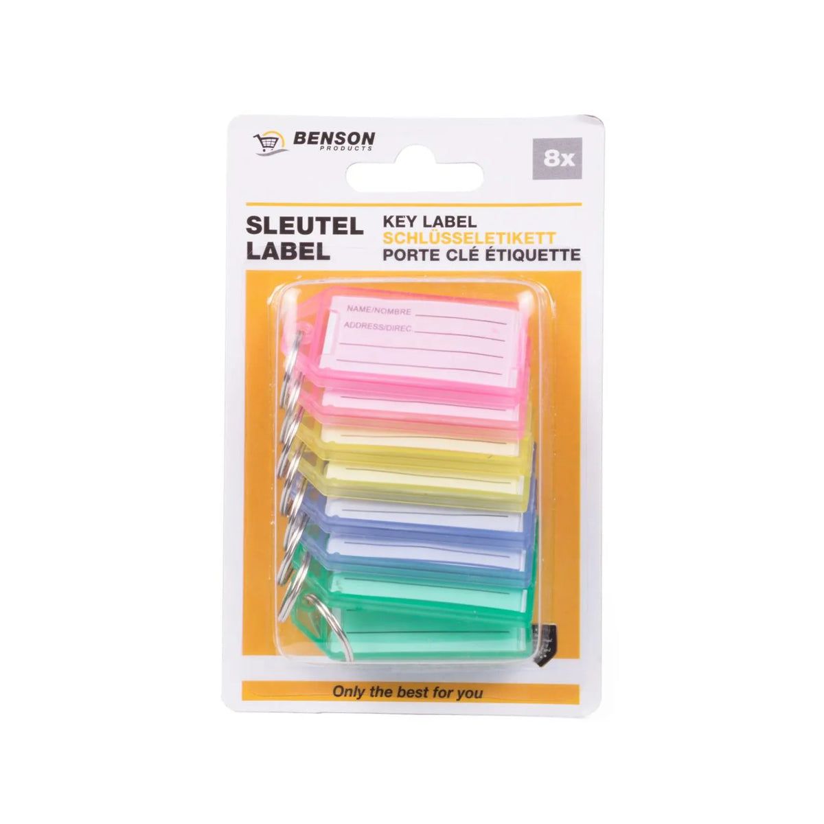 Stahlex Sleutellabel 8 dlg easy click