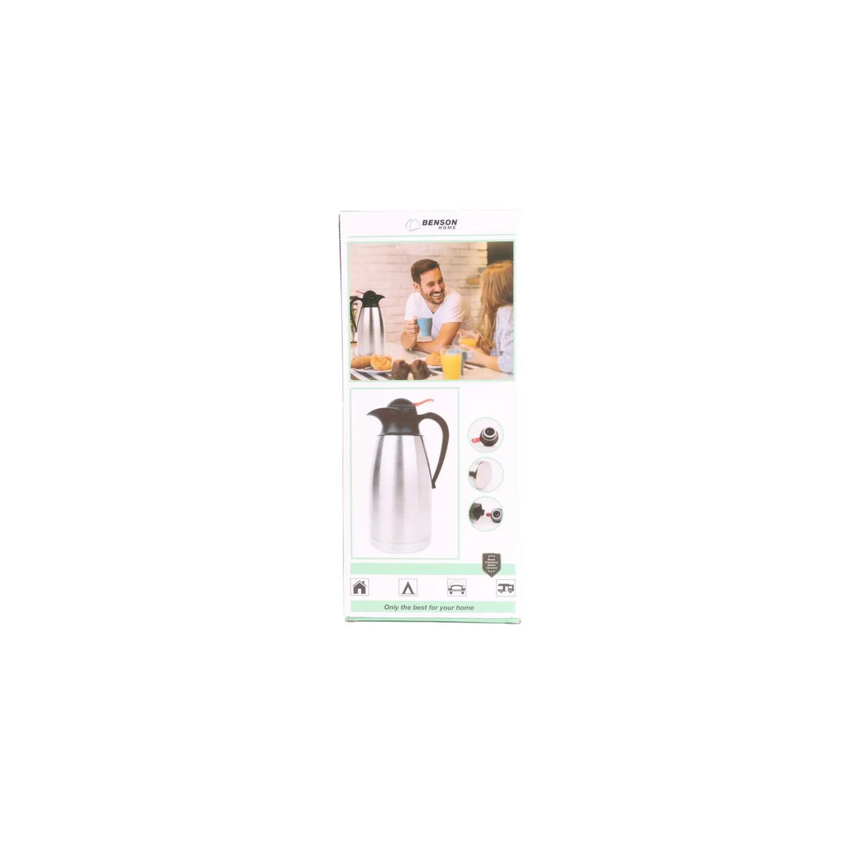 Benson Thermoskan 1.1 ltr RVS