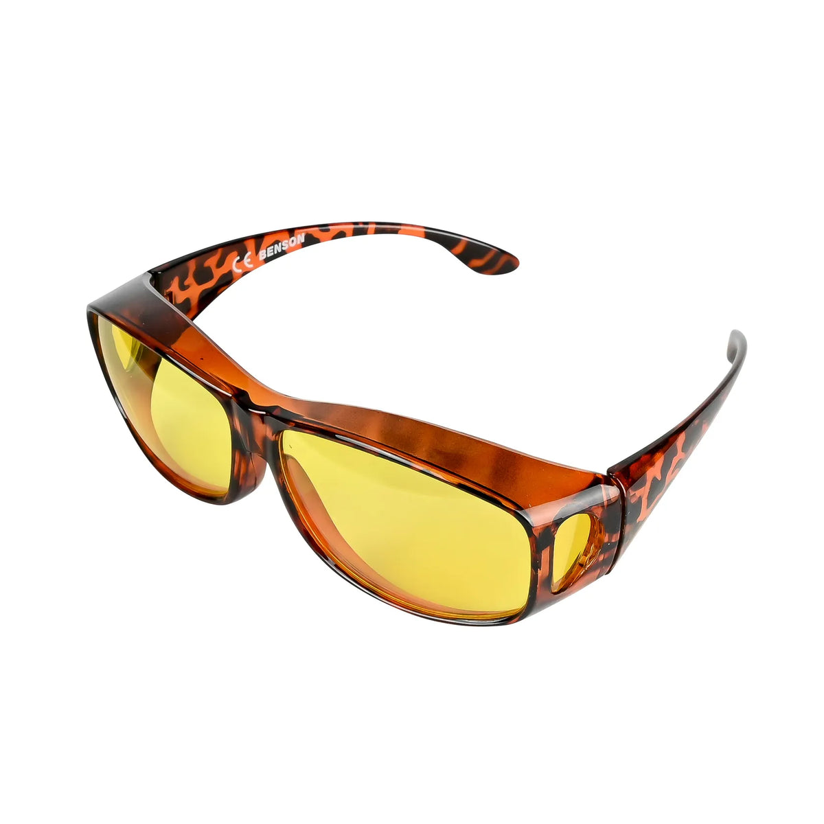 Benson Optics Nachtzicht bril overzet demi brown