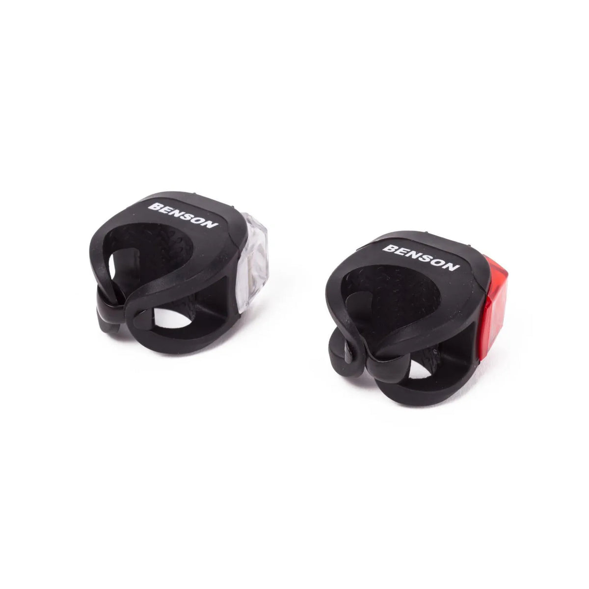 Benson Bike Parts Fietslamp LED 2 dlg silicone