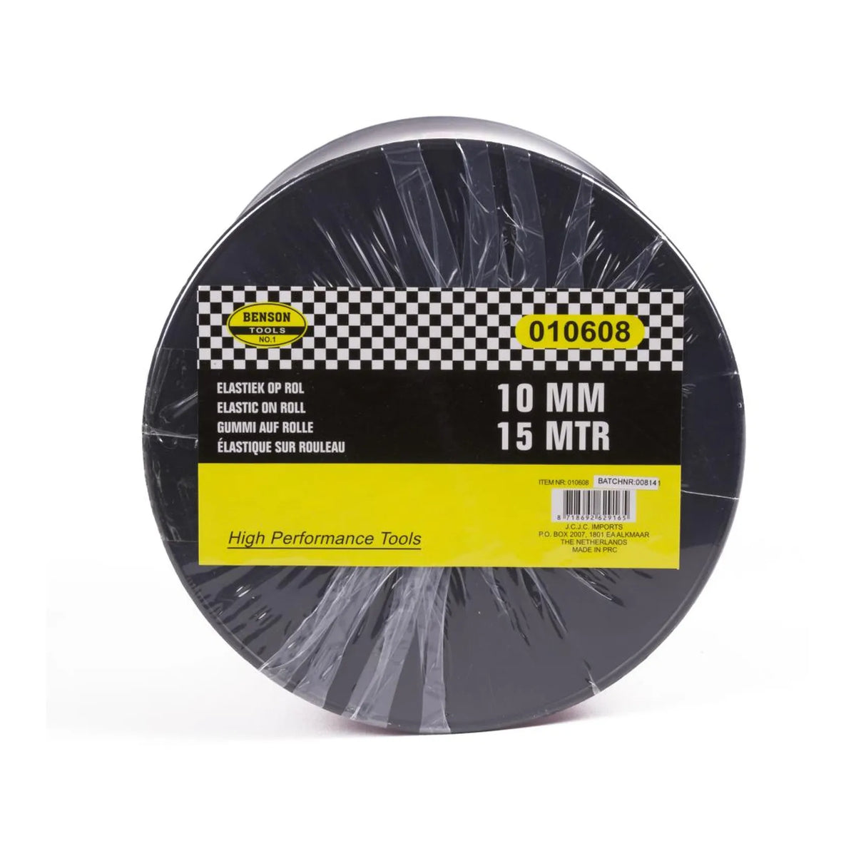 Benson Tools Elastiek op rol 10 mm 15 mtr
