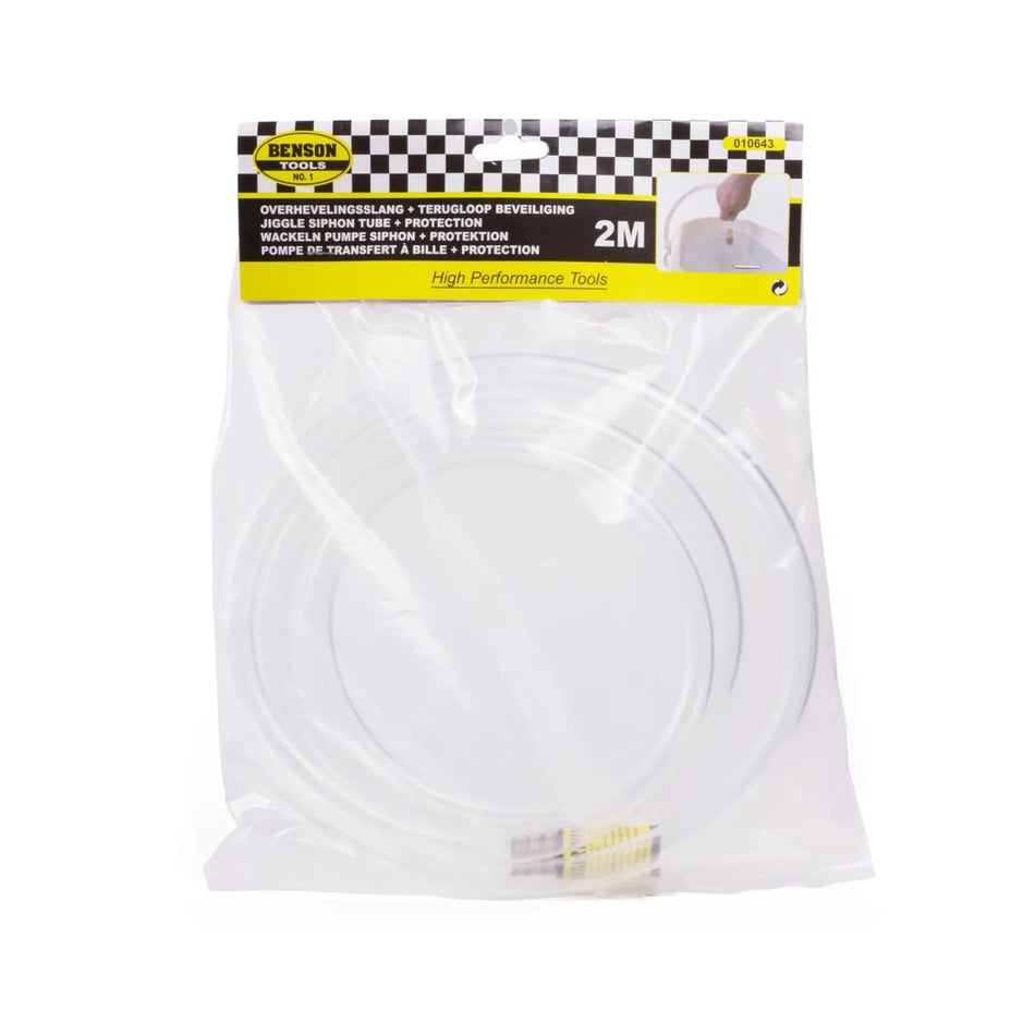 Benson Tools Overhevelingsslang met terugloop beveiliging