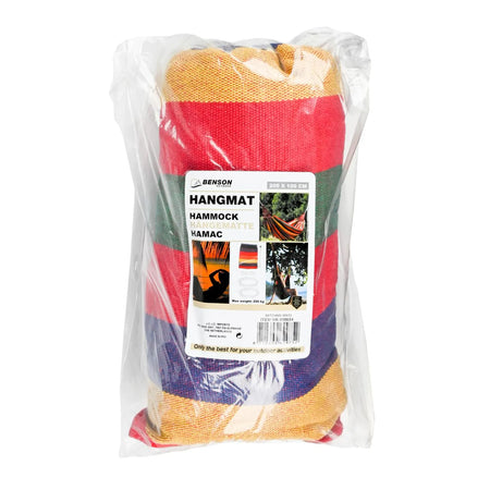 Benson Outdoor Hangmat compleet 200 x 100 cm gestreept