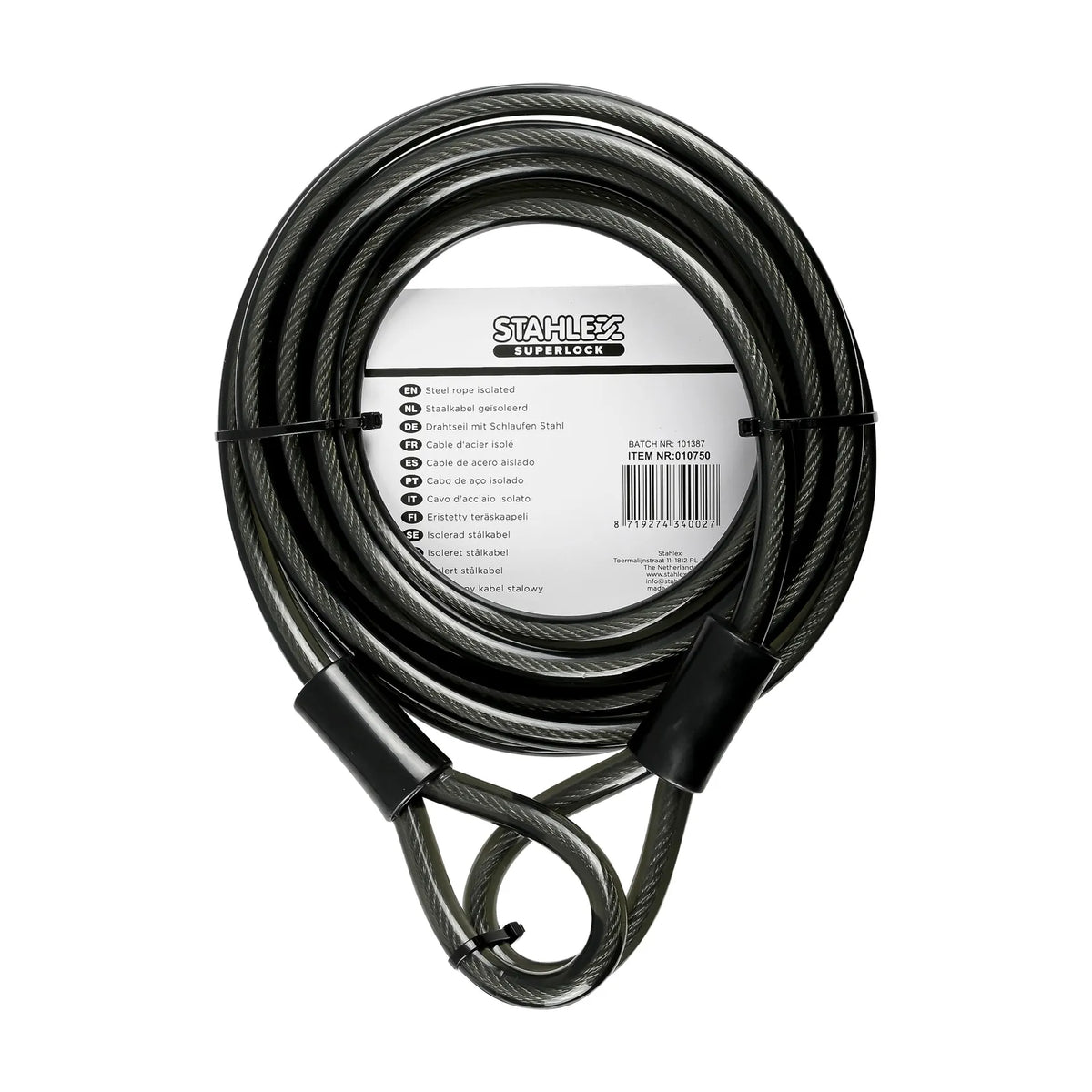 Stahlex Staalkabel geïsoleerd 12 mm x 5 mtr