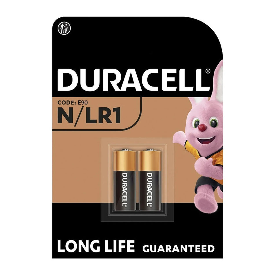 Duracell alkaline MN9100 LR1 1.5V 2 dlg