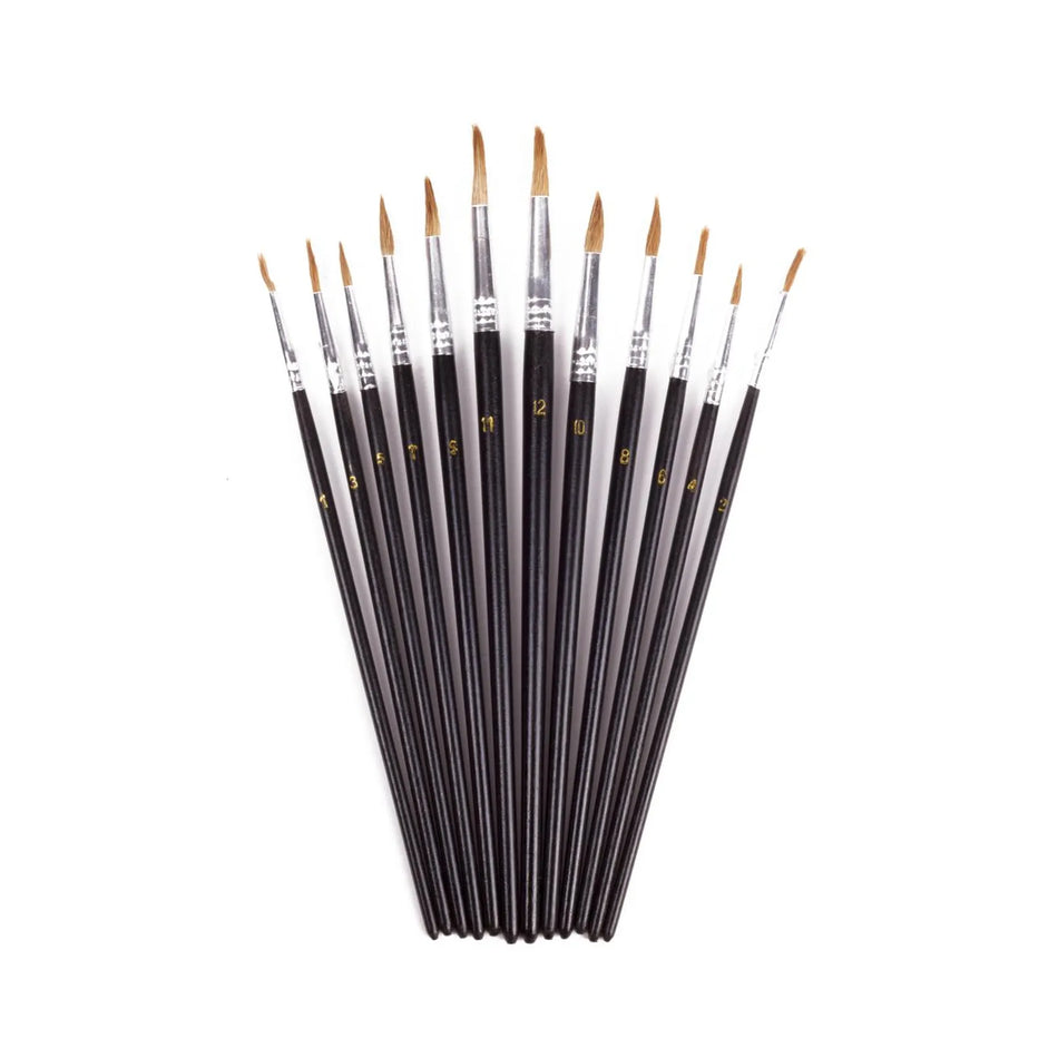 Benson Products Penseelset 12-delig rond