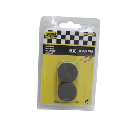 Benson Tools Magneet 25 mm 6 dlg rond