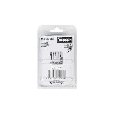 Benson Tools Magneet superstrong 6 dlg 12 x 3 mm
