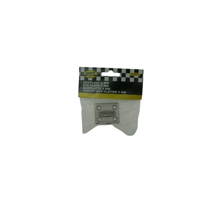Benson Tools Oogplaat 6 mm RVS