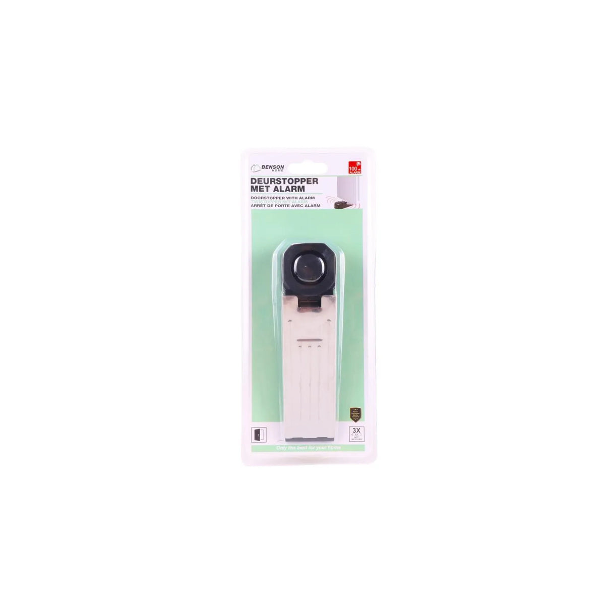 Benson Deurstopper wig met 100 dB alarm