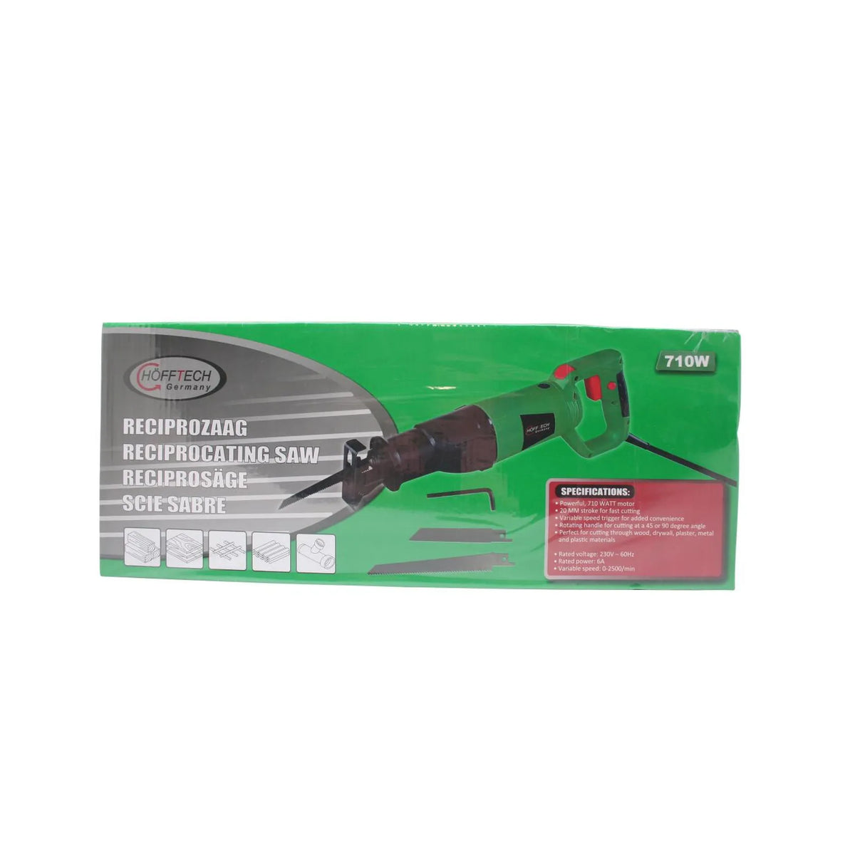 Benson Tools Reciprozaag 900W + 2 accessoires