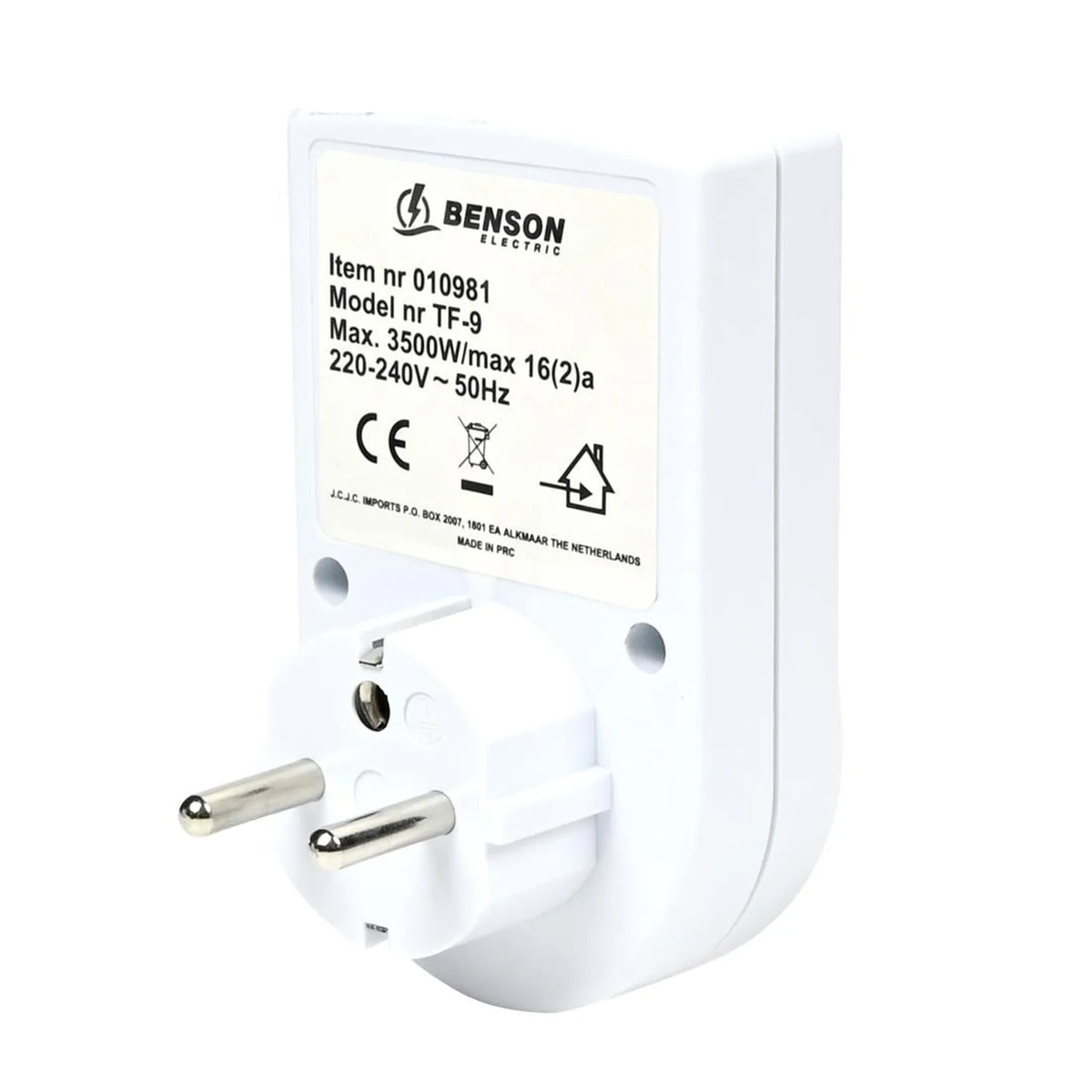 Benson Electric Tijdklok compact E type