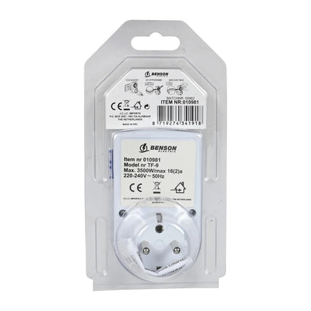 Benson Electric Tijdklok compact E type