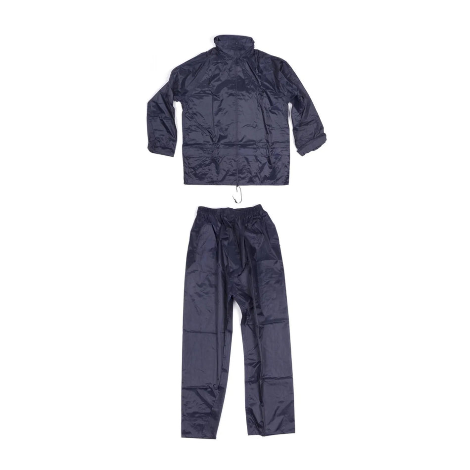 Lastpak Regenpak blauw maat L