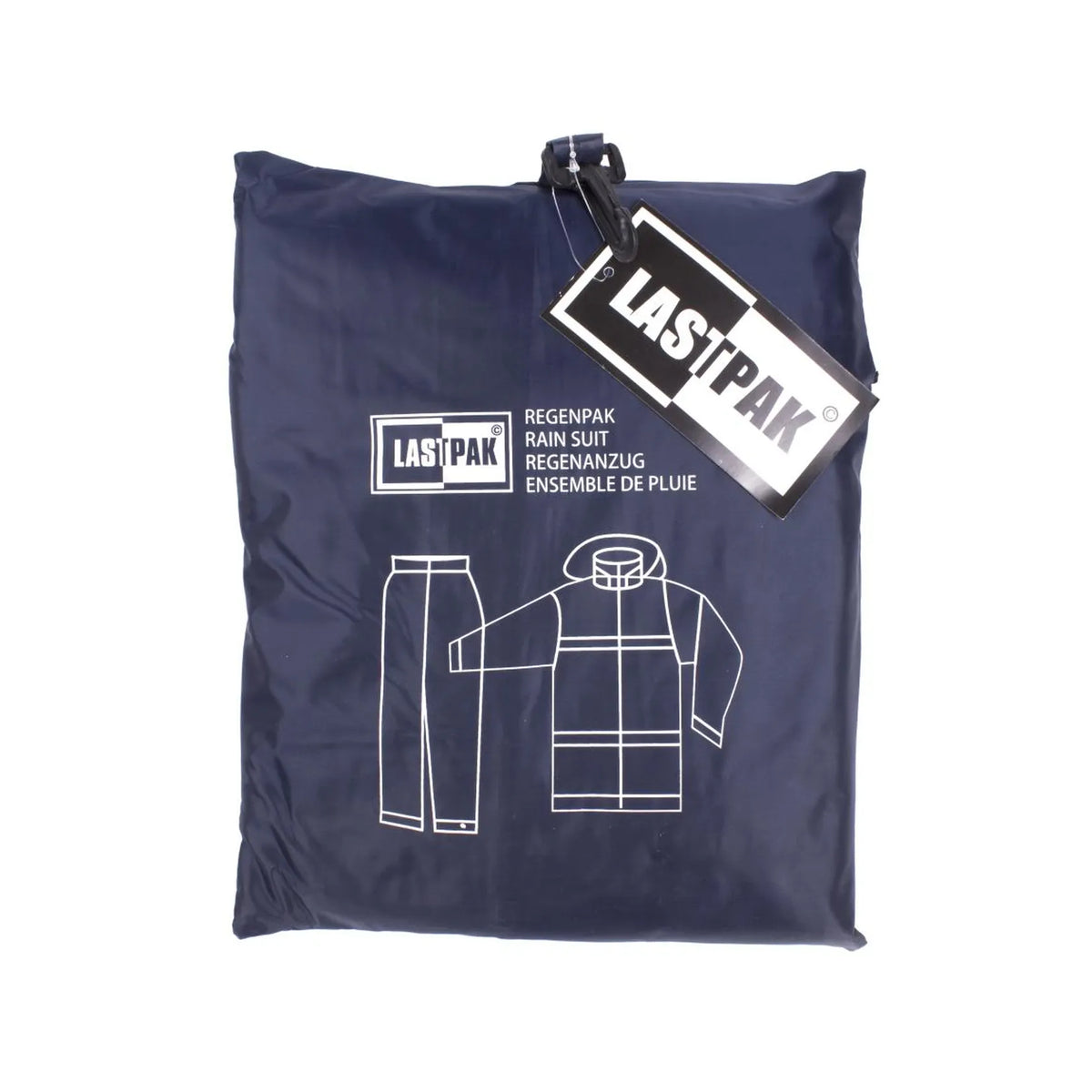 Lastpak Regenpak blauw maat XXL