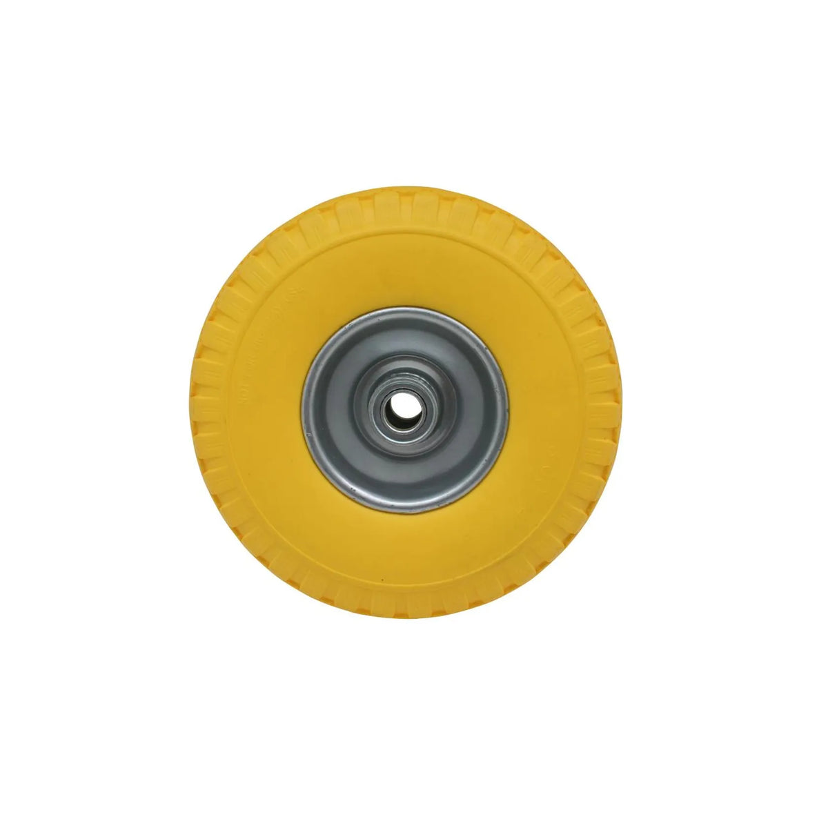Benson Tools Wiel + band klein 3.00-4" PU geel stalen velg
