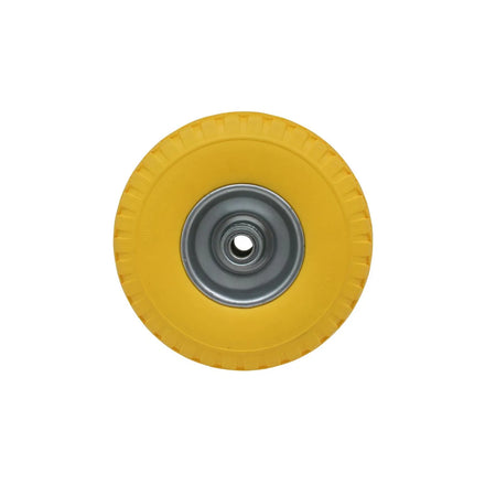 Benson Tools Wiel + band klein 3.00-4" PU geel stalen velg