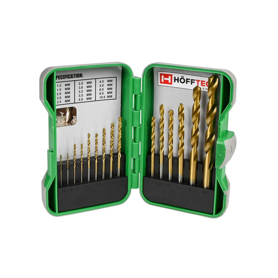 Benson Tools Boorset 15 dlg HSS hardcase