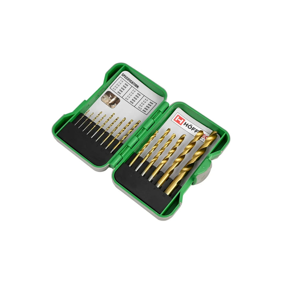 Benson Tools Boorset 15 dlg HSS hardcase