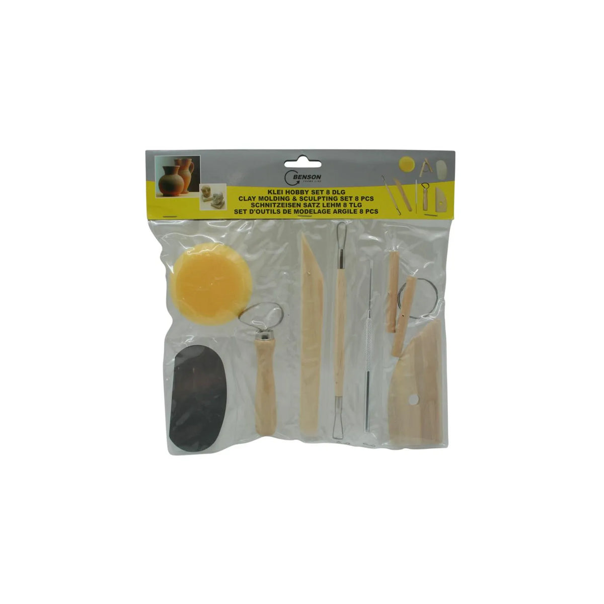 Benson Klei hobby set 8-delig