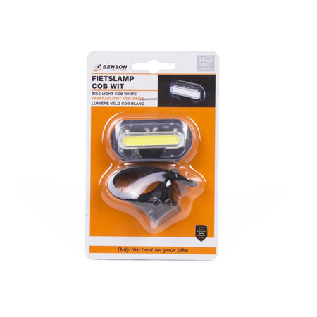 Benson Bike Parts Fietslamp COB wit