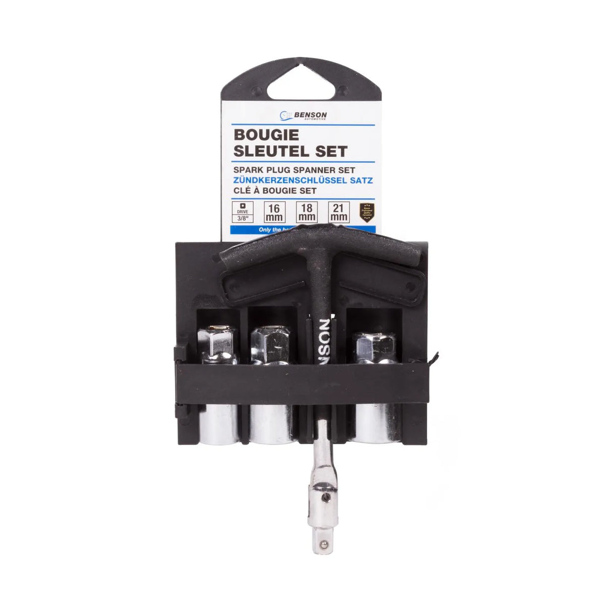Benson Automotive Bougiesleutel set 4 dlg