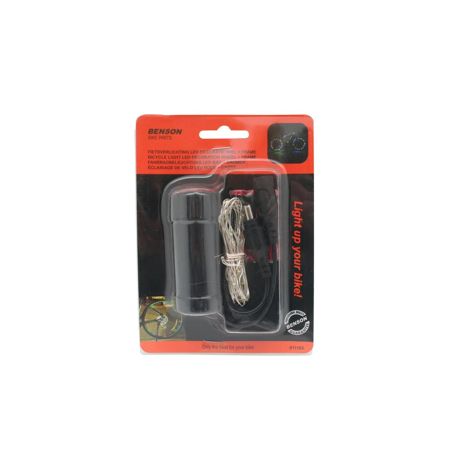 Benson Bike Parts Fietsverlichting LED decoratie wiel + frame