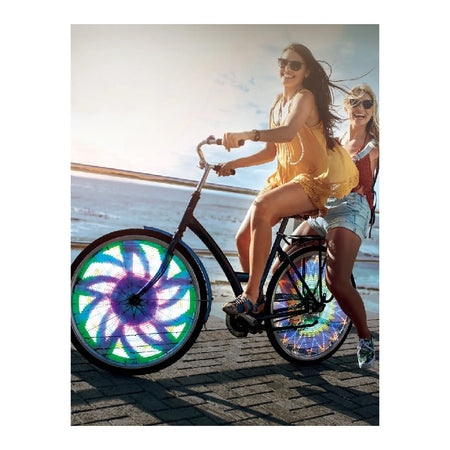 Benson Bike Parts LED fietsverlichting kleur wiel 32 motieven