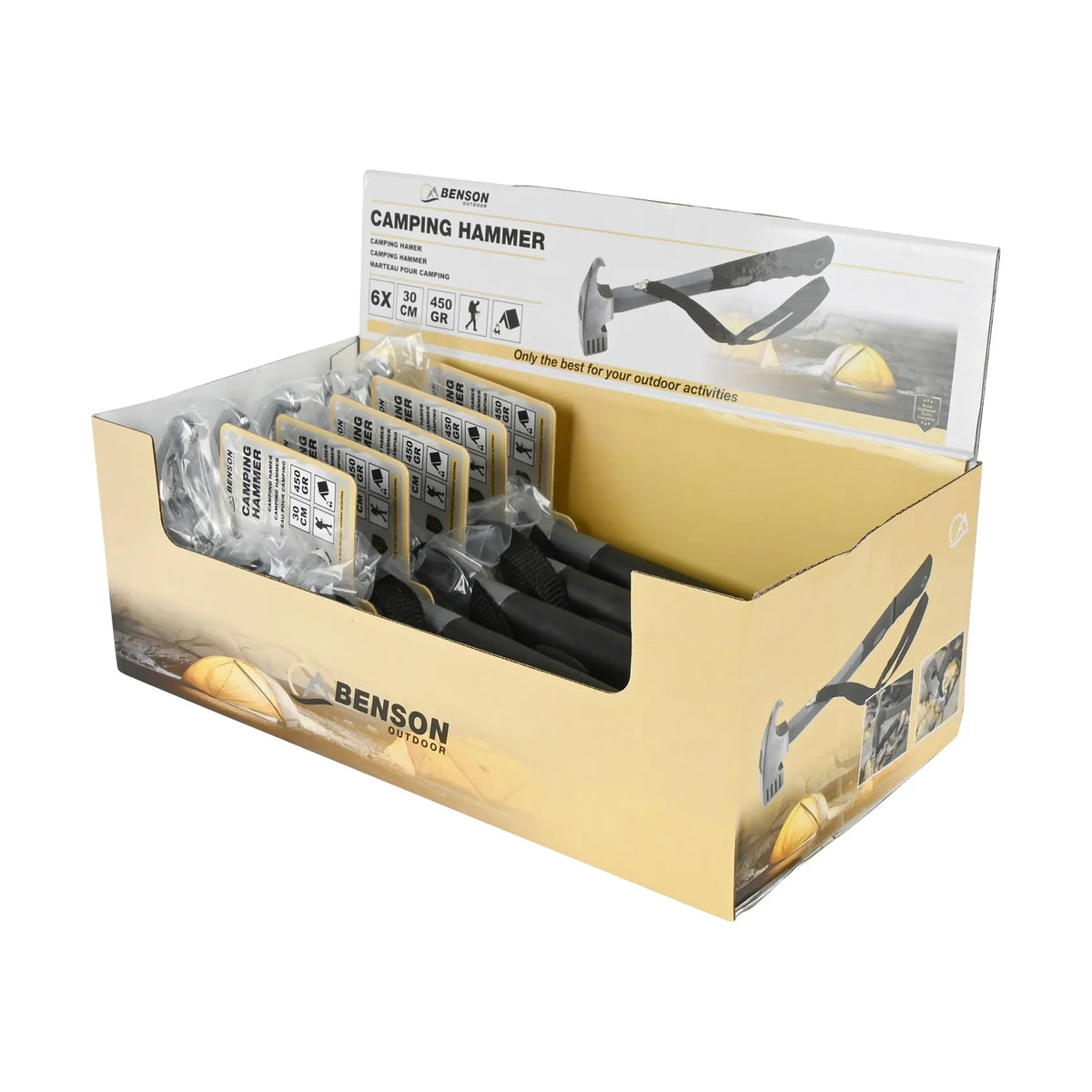 Handelsonderneming Diverza Camping hamer 16 oz display
