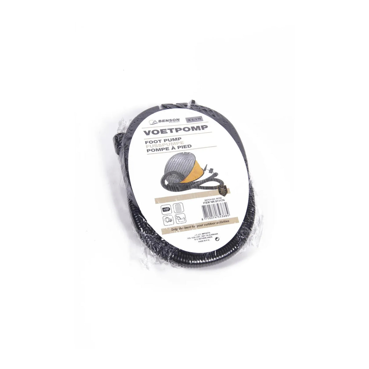 Benson Outdoor Voetpomp 2 ltr