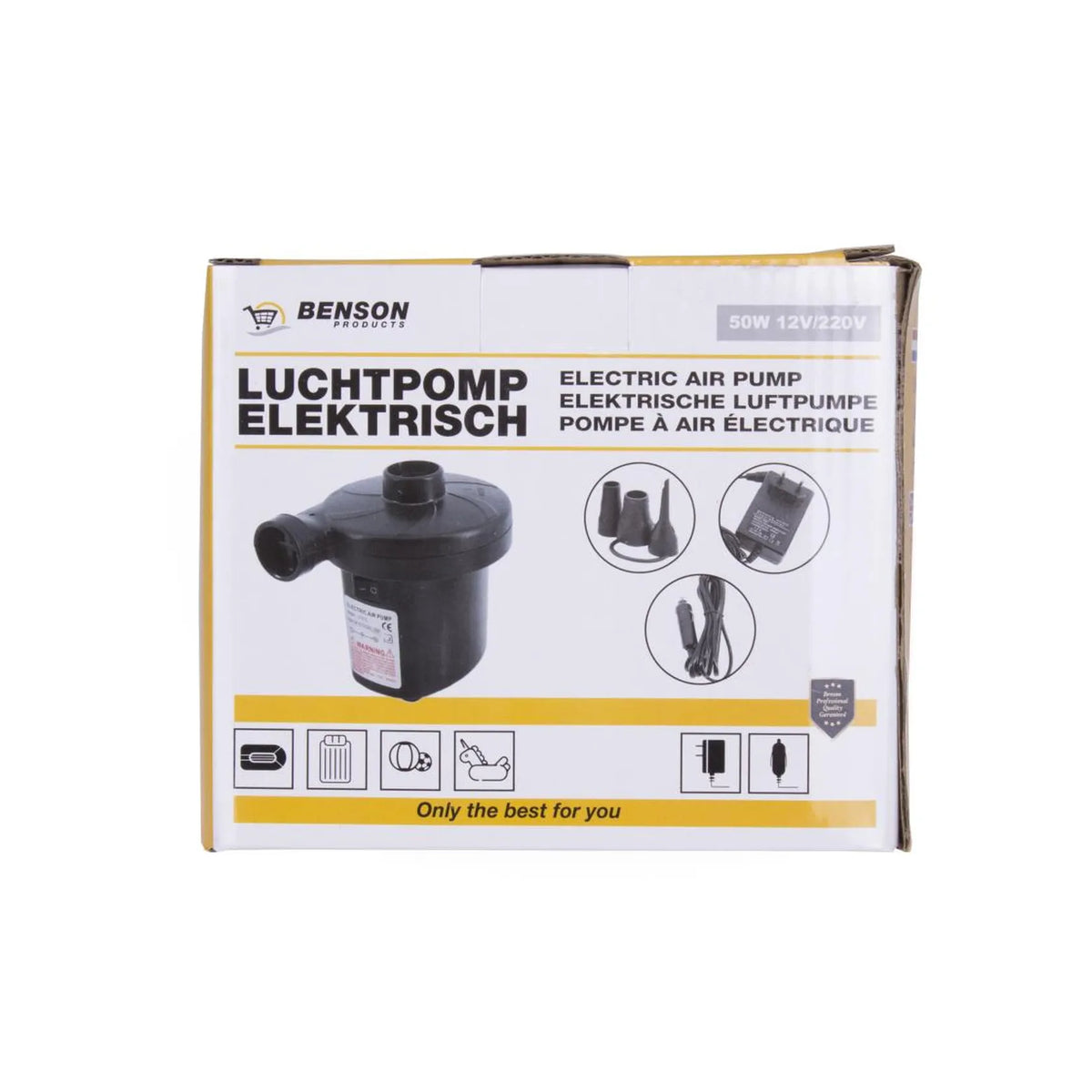 Benson Outdoor Luchtpomp elektrisch 50W 12V/220V