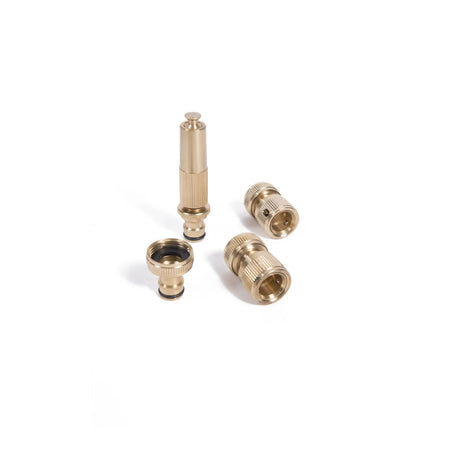 Benson Garden Waterkoppelset 4 dlg messing