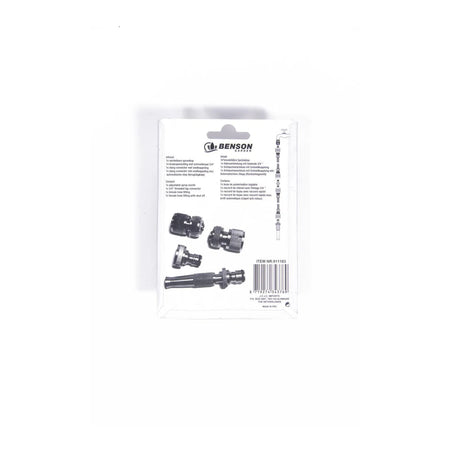 Benson Garden Waterkoppelset 4 dlg messing
