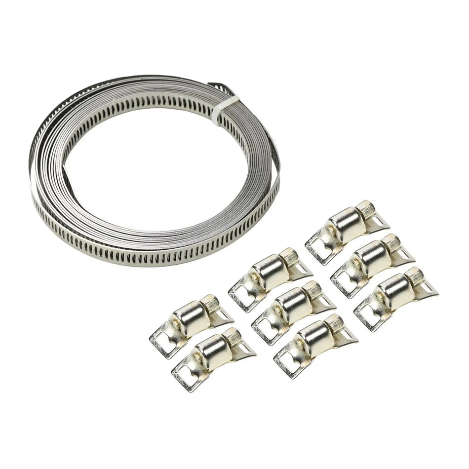 Benson Tools Slangklemmen set universeel 8 mm x 3 mtr 9 dlg