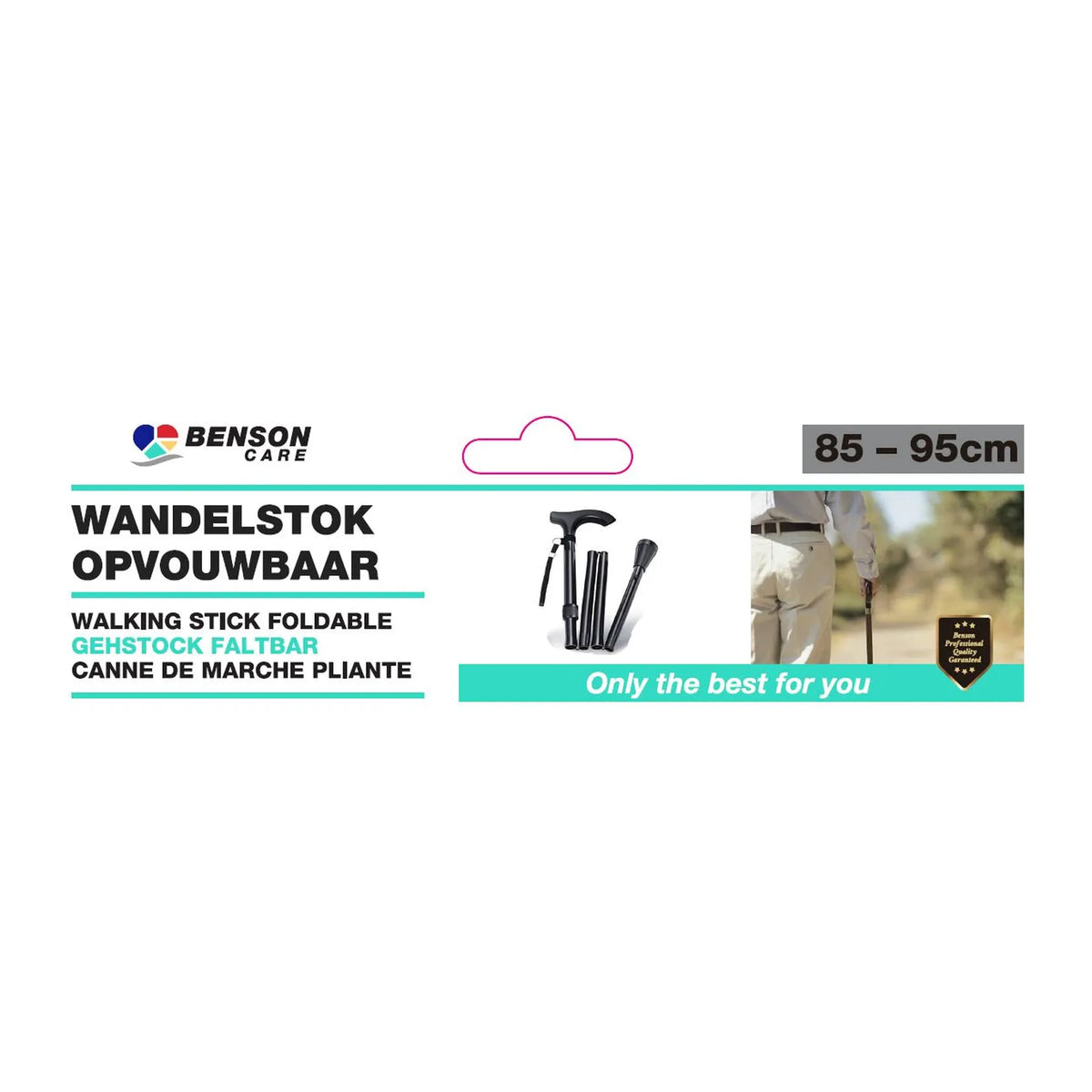 Benson Care Wandelstok opklapbaar