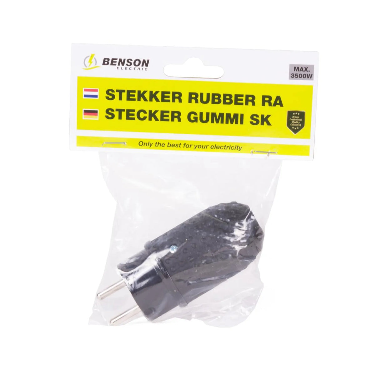 Benson Electric Stekker rubber RA IP44