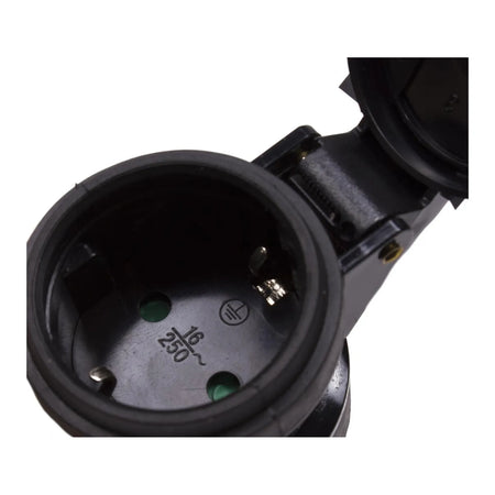 Benson Electric Stekker contra + RA + klep IP44