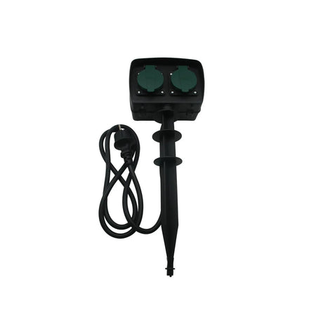 Benson Electric Tuincontactdoos op spies met timer 1.5 mtr