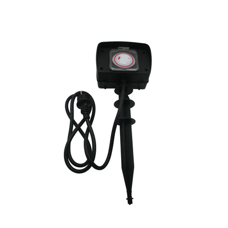 Benson Electric Tuincontactdoos op spies met timer 1.5 mtr