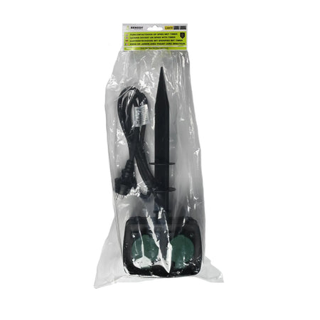 Benson Electric Tuincontactdoos op spies met timer 1.5 mtr