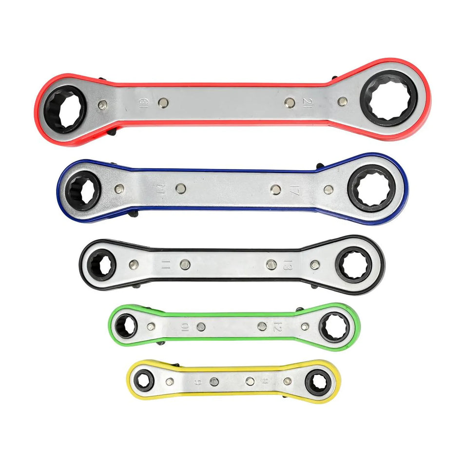 Benson Tools Ring ratel in houder 5 dlg metric