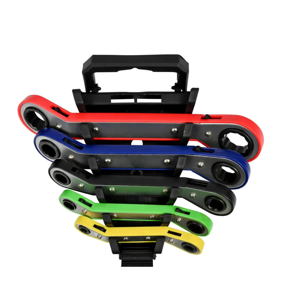 Benson Tools Ring ratel in houder 5 dlg metric