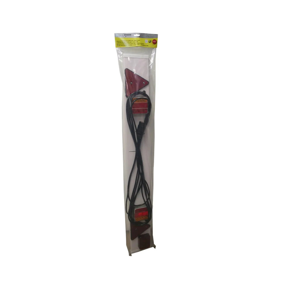 Benson Automotive Verlichtingsbalk 1.2 mtr / 9 mtr kabel / 44 LED inclusief mistlicht E11