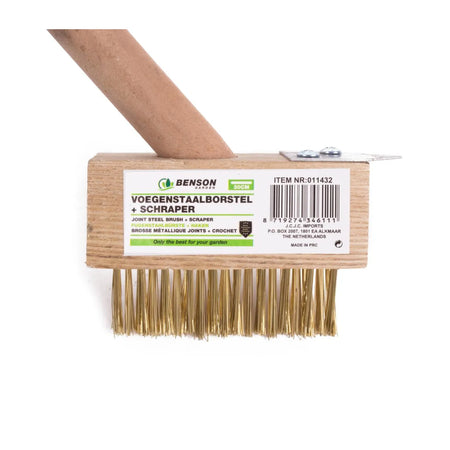 Benson Garden Voegenstaalborstel met steel 30 cm