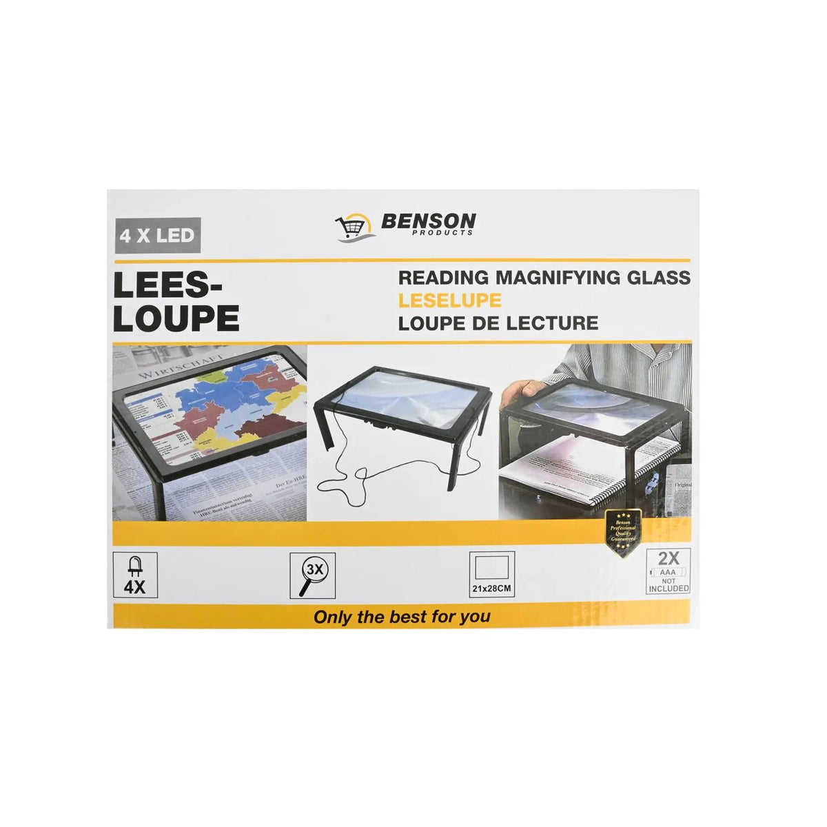 Benson Leesloupe A4 4 x led