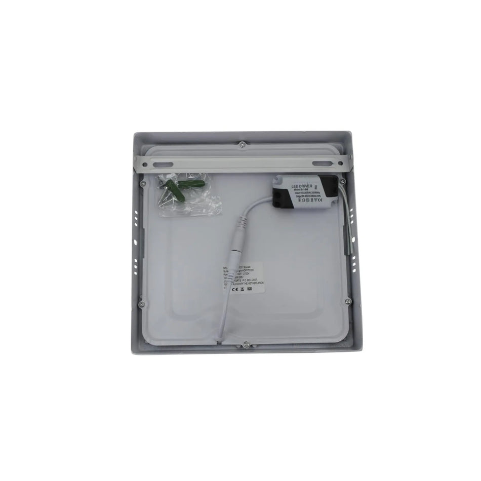 Höfftech LED plafonnière vierkant 18W 205 x 205 mm