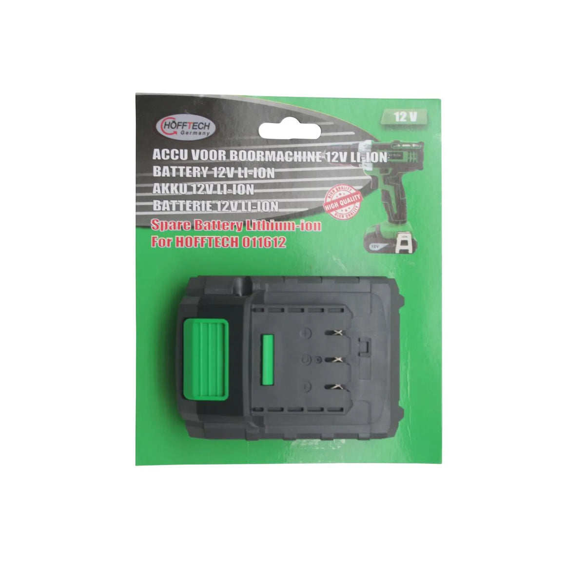 Höfftech Accu 12V li-ion voor 011612
